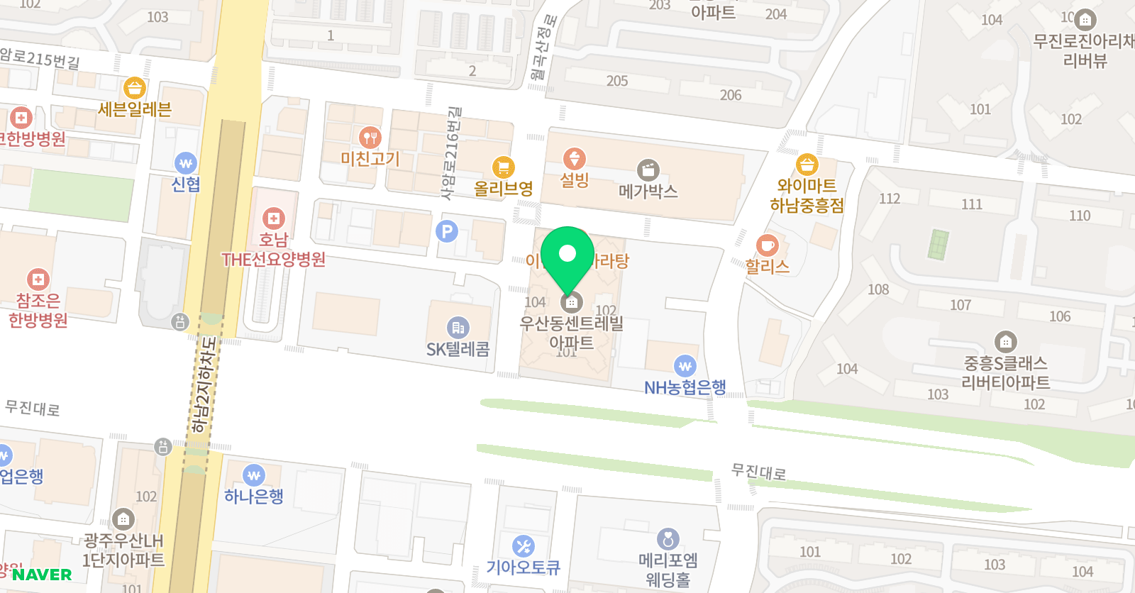 더해지다수학전문학원 위치