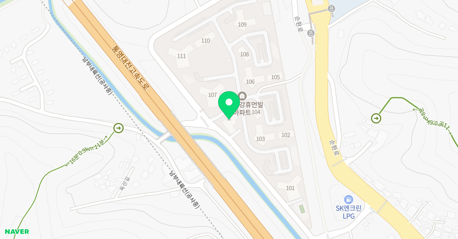 쎈수학러닝센터 내동학원 위치