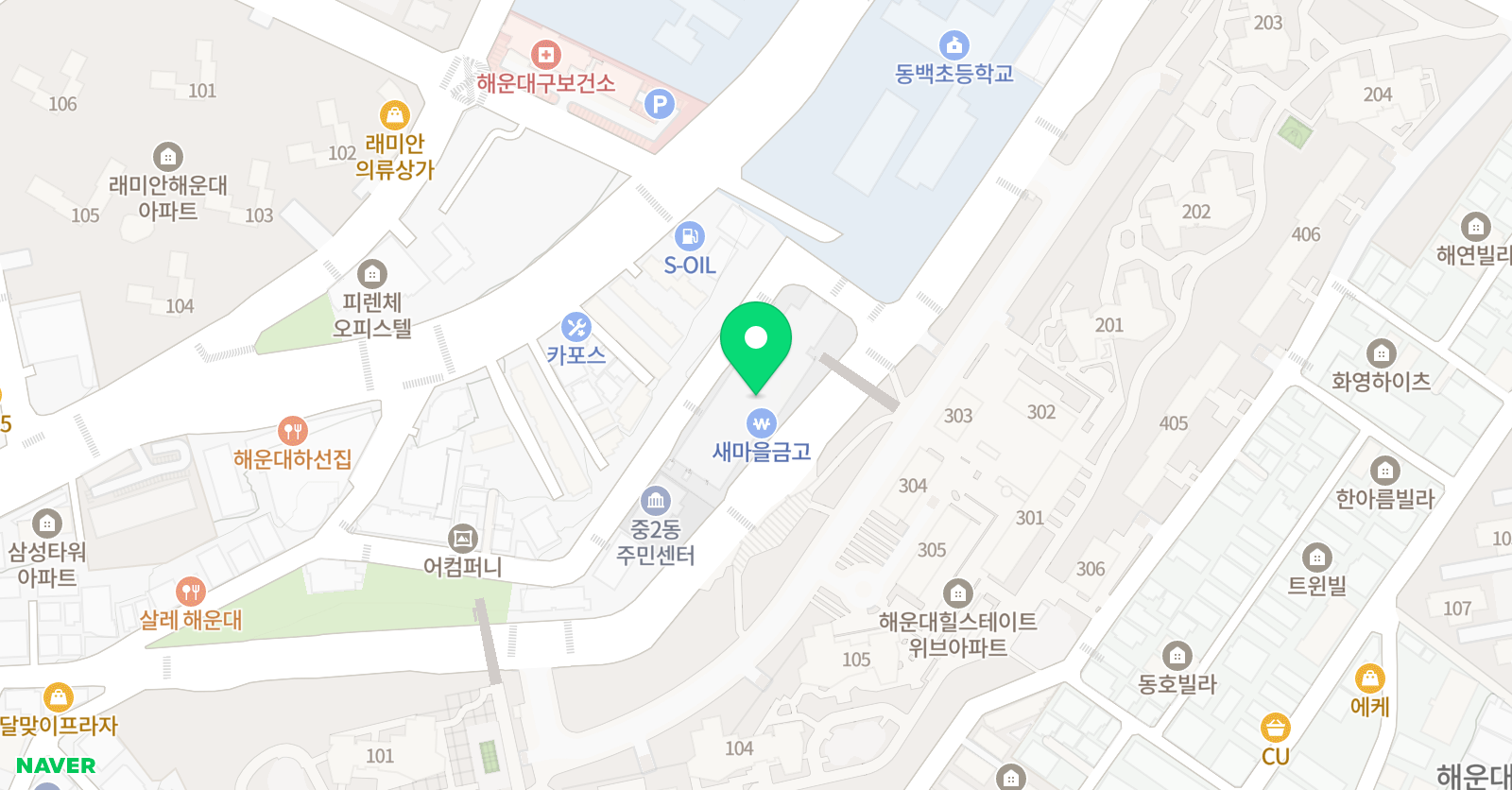 MTA 태권도 해운대점 위치