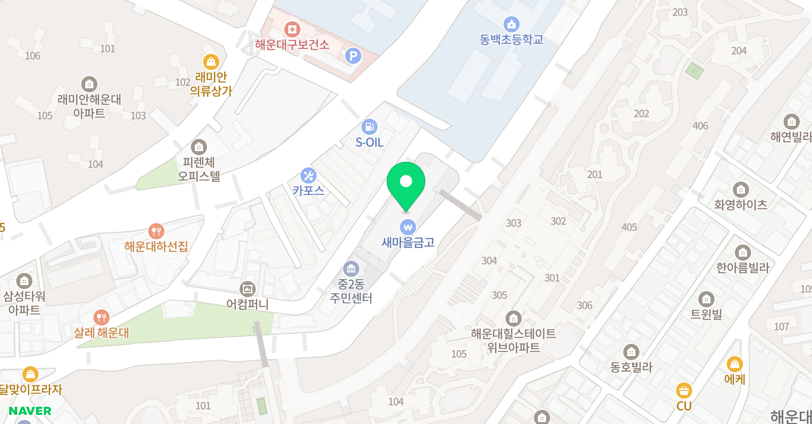 리드인 해운대구중동점 위치