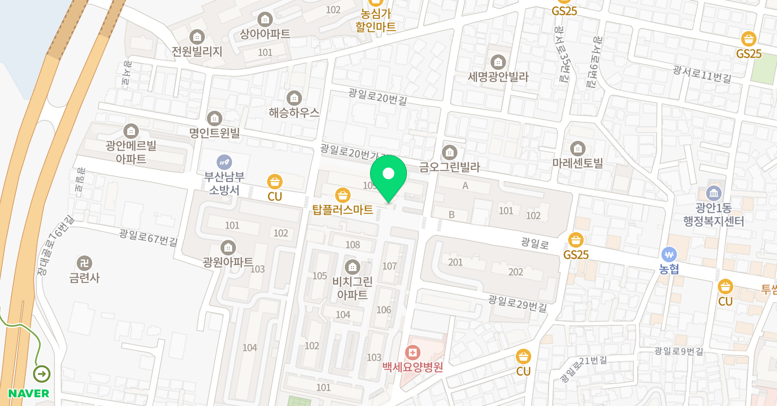 탑클래스 영어수학학원 위치