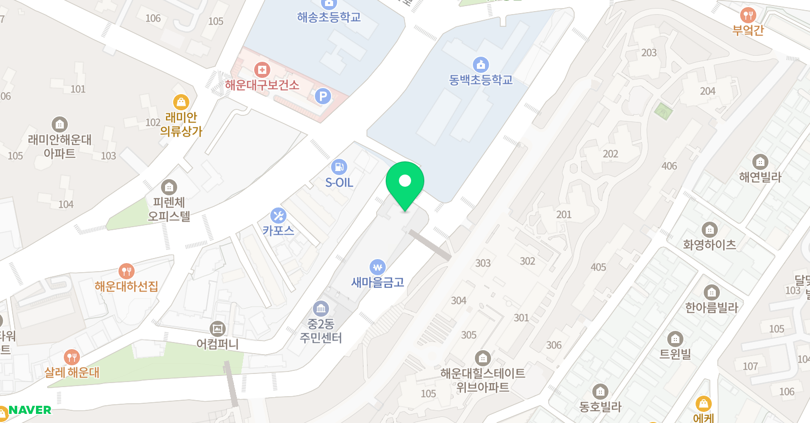 자이언트 태권도 위치