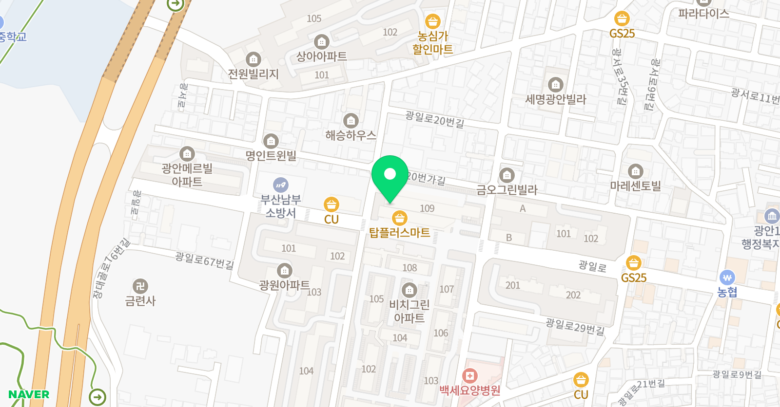 피크원 축구교실 위치
