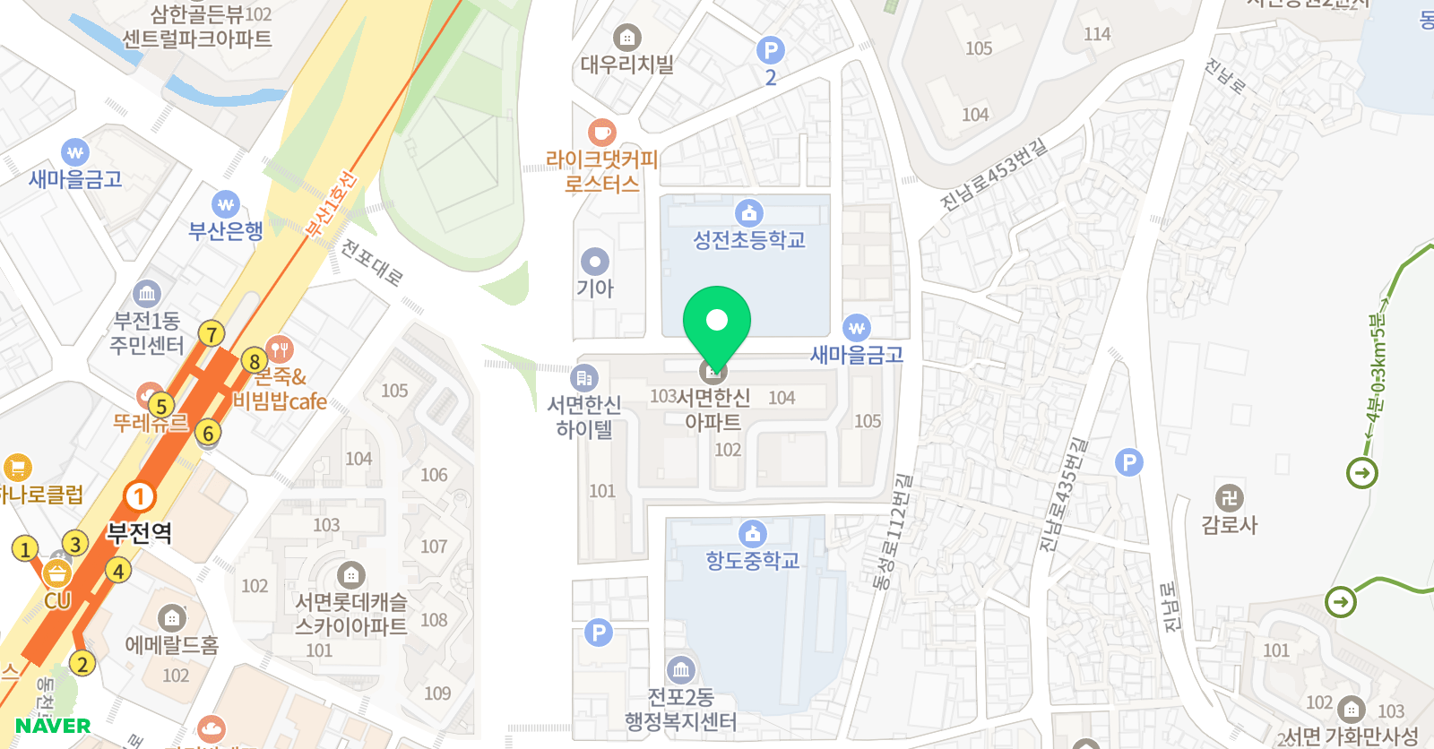 지니어스영어학원 위치