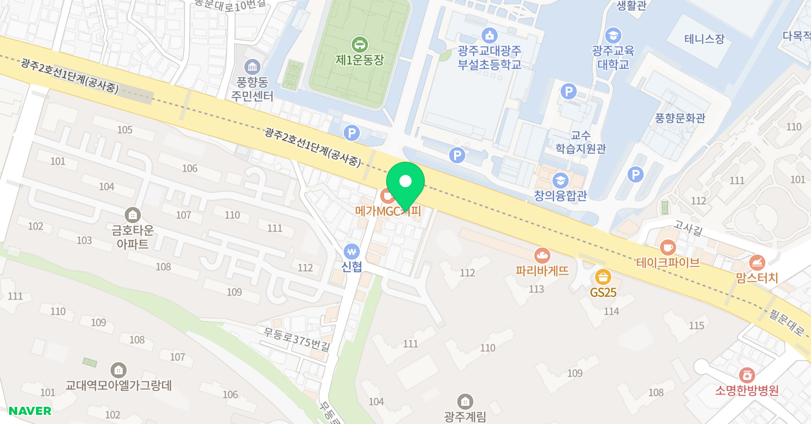 와이엠 수학전문학원 위치
