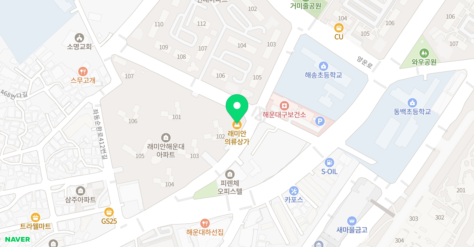 헤이아트 미술 유니팝 미술 위치