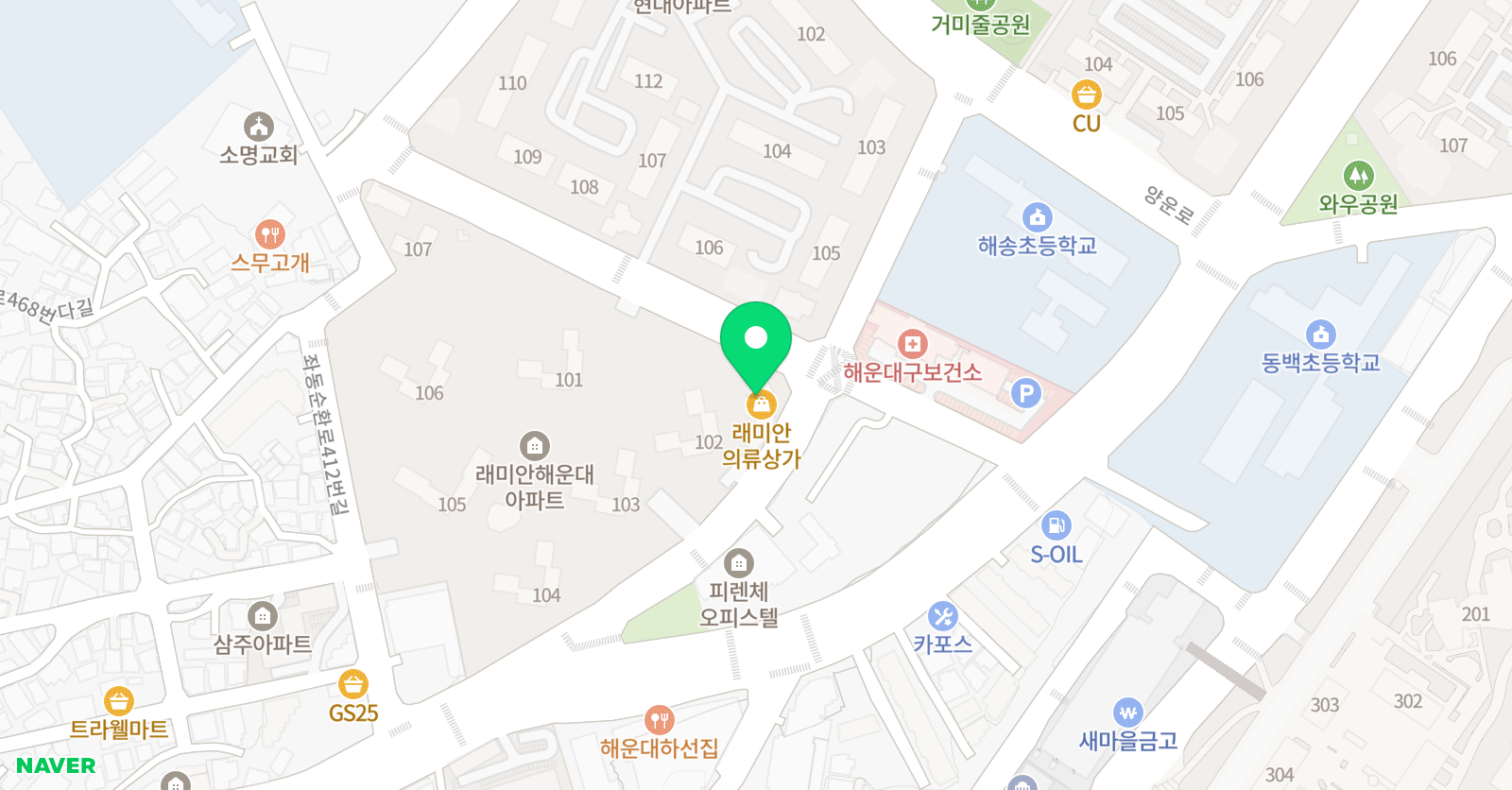 잉디사고력영어 해운대캠퍼스 위치