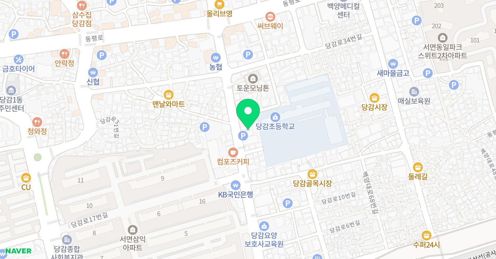 플로우 수학 영어학원 위치