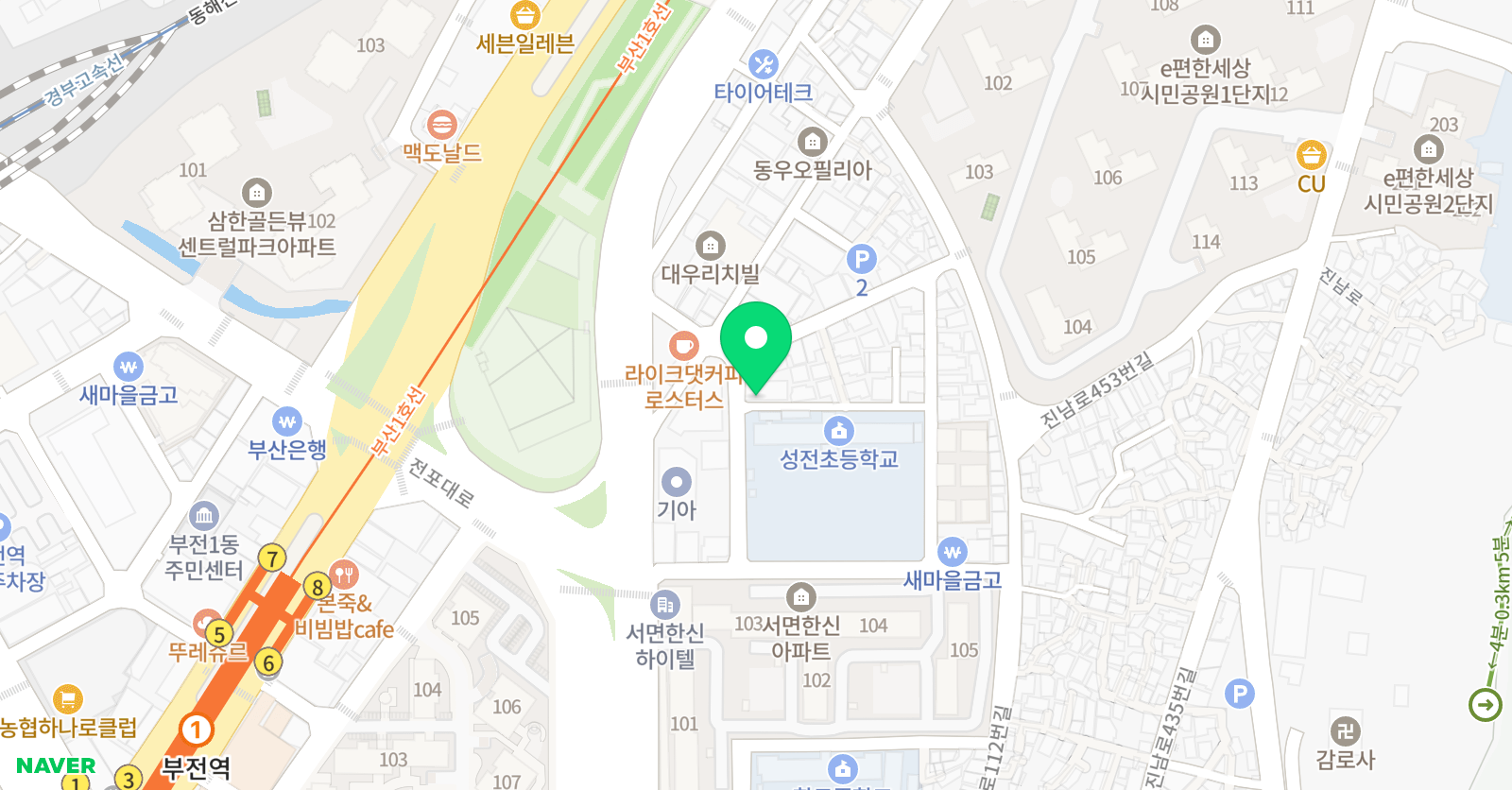 점프 파이어 줄넘기 클럽 위치