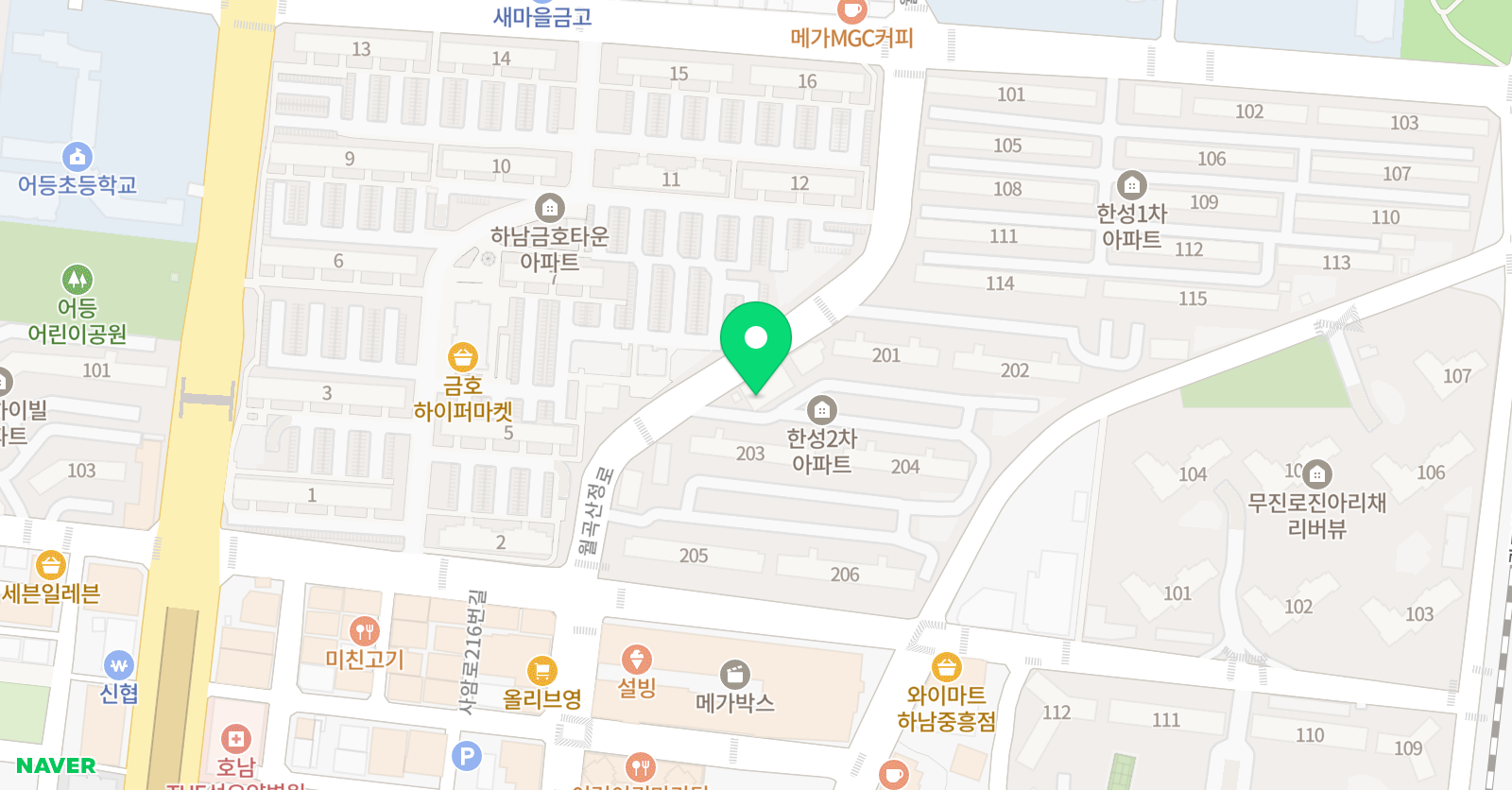 잉글리쉬무무 영어학원 월곡제1학습관 위치
