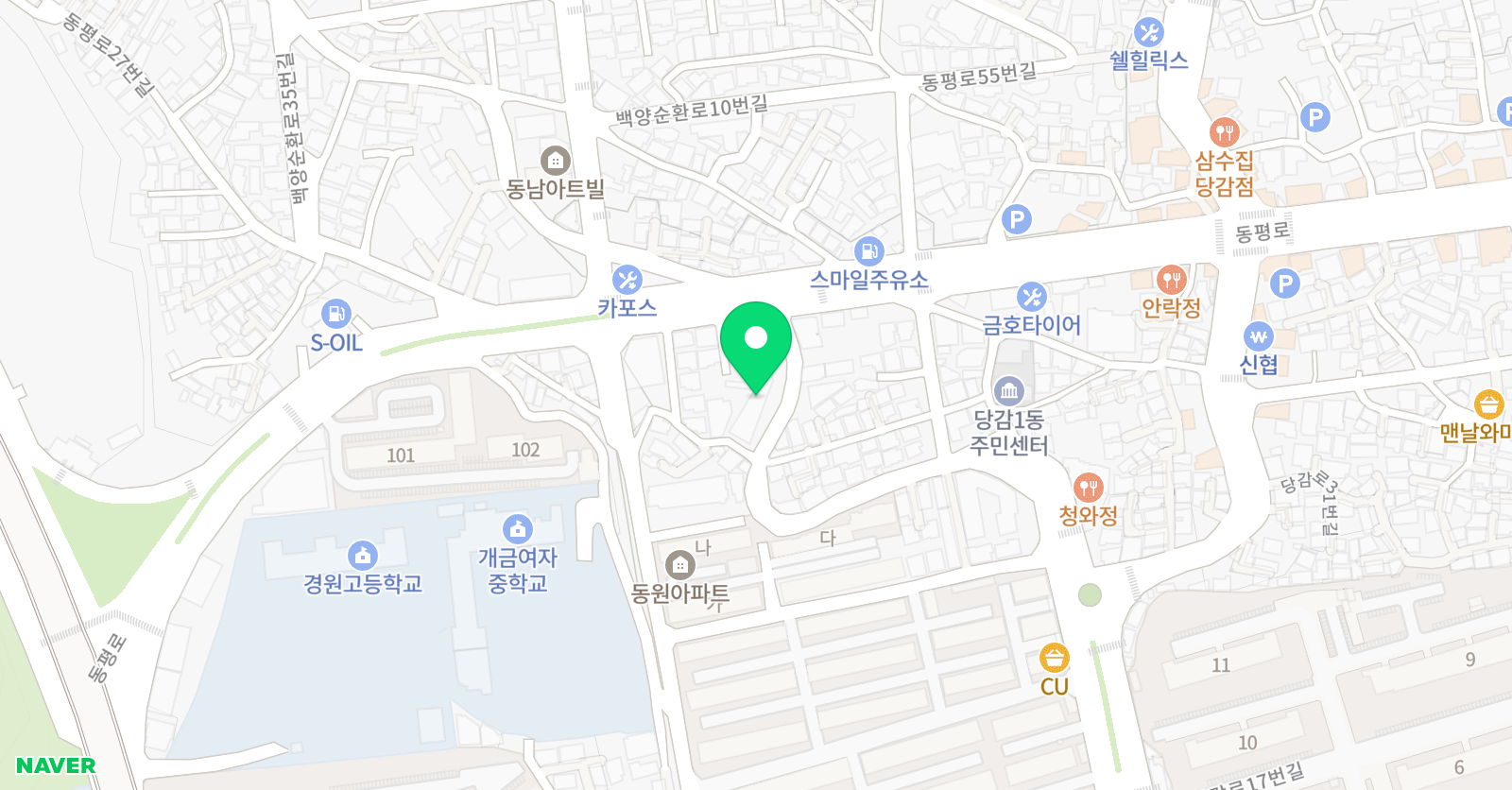 고킥 위치