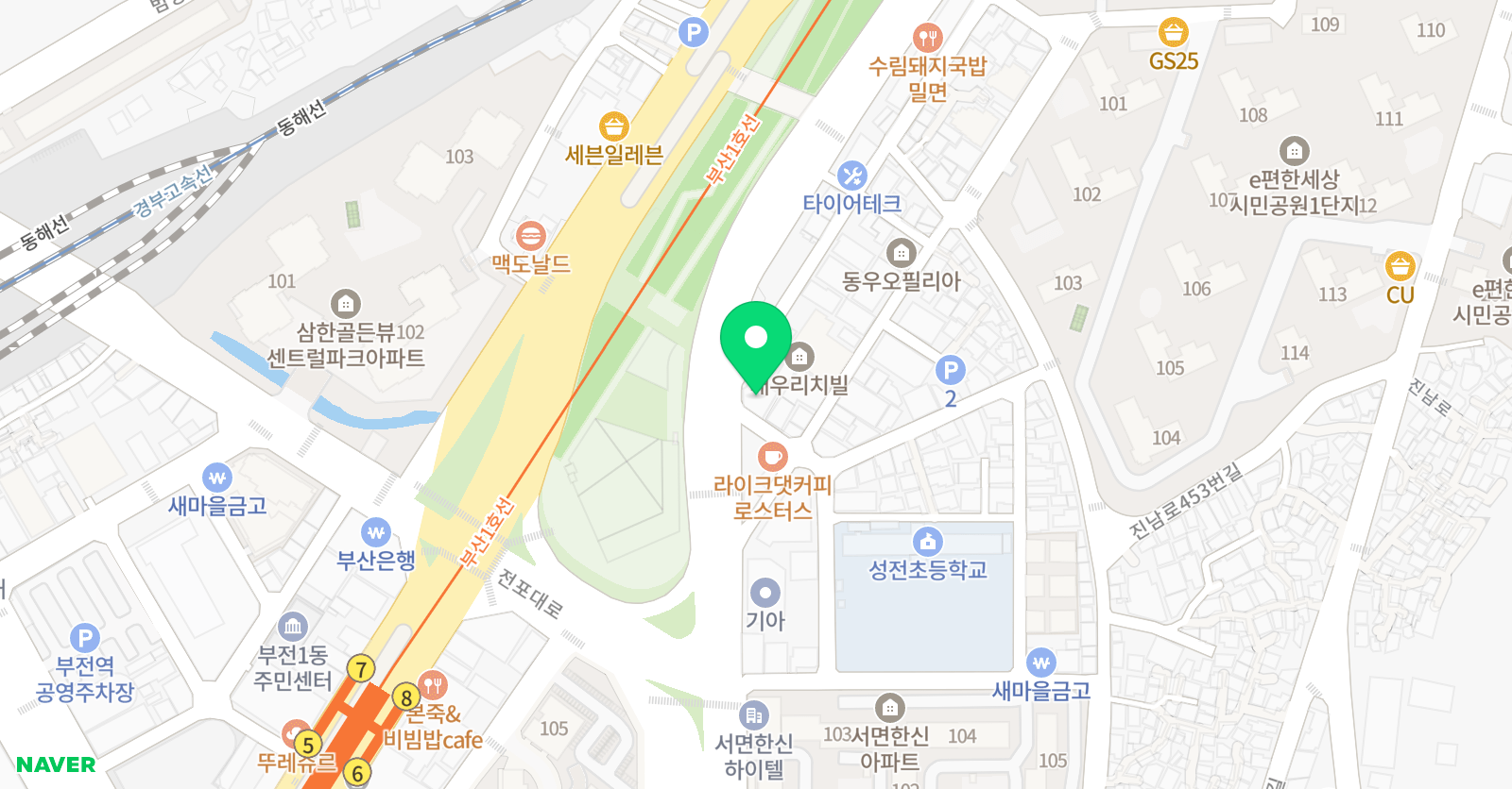 솔루션 수학 이프 어학원 위치