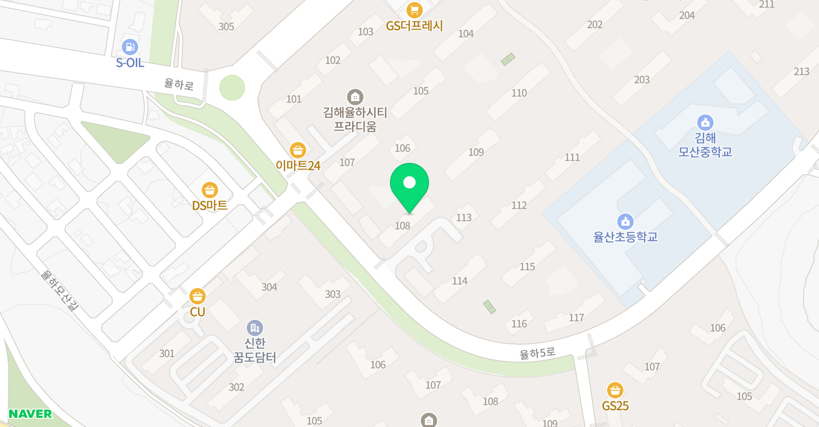 3030영어 율하율산 러닝센터 위치