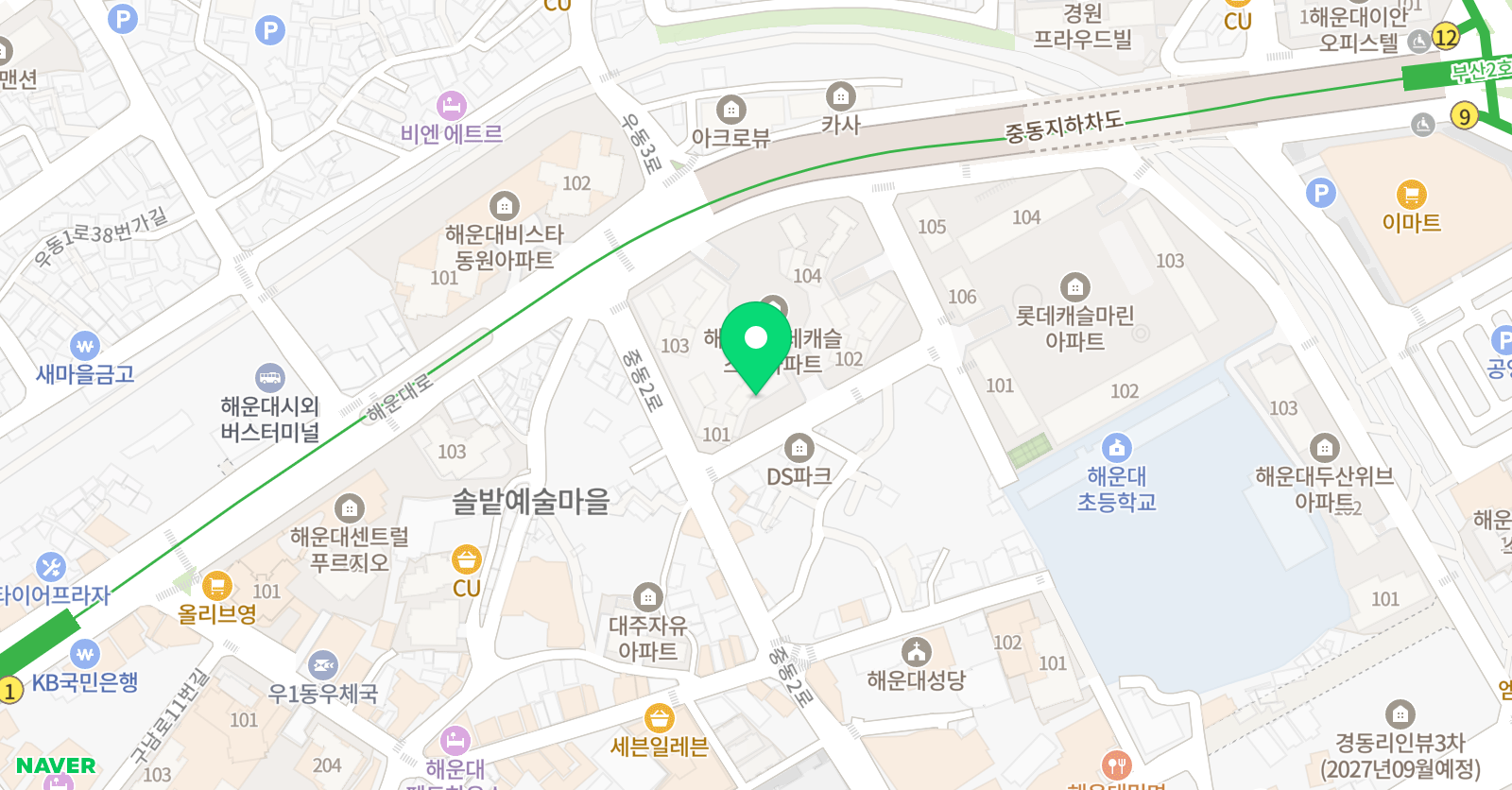 윤선생 우리집앞영어교실 해운대초점 위치