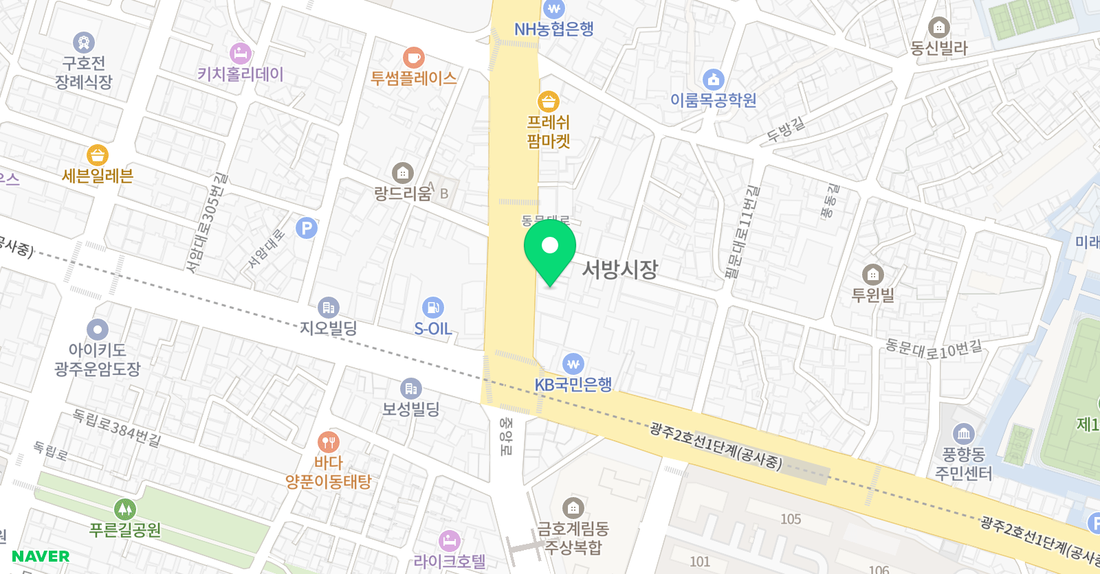 예찬 무용학원 위치