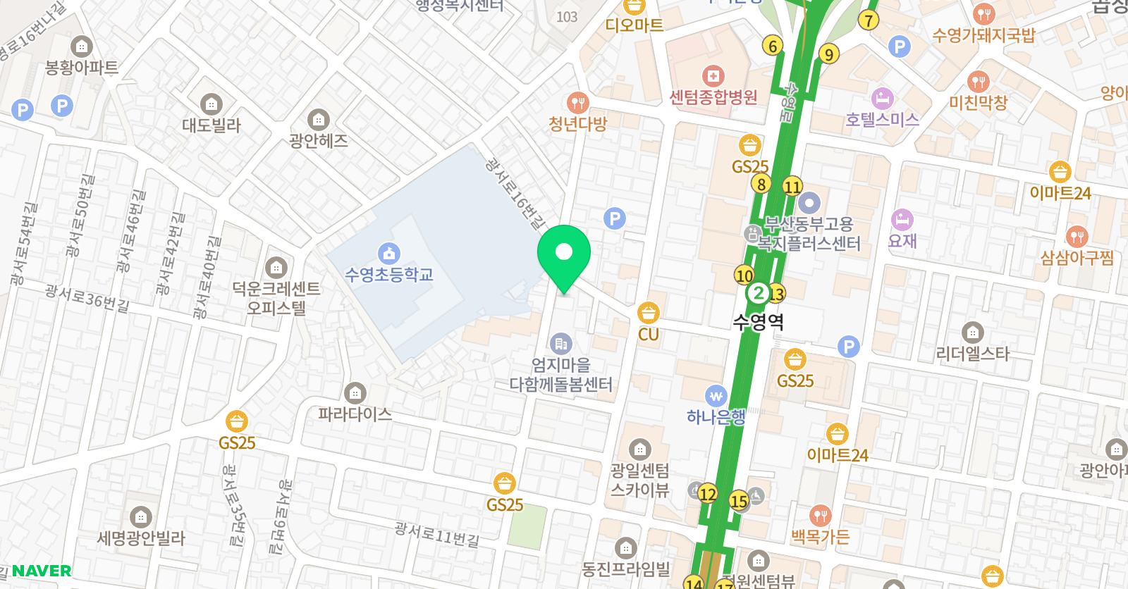 아트안 미술학원 위치