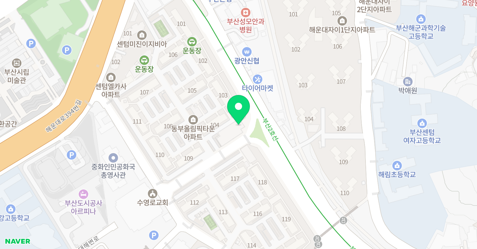 베스트 영어 위치