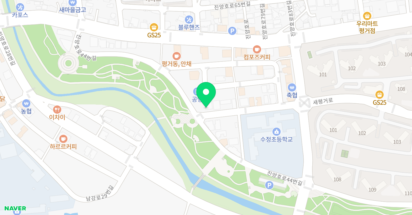 앙데팡당 미술학원 위치