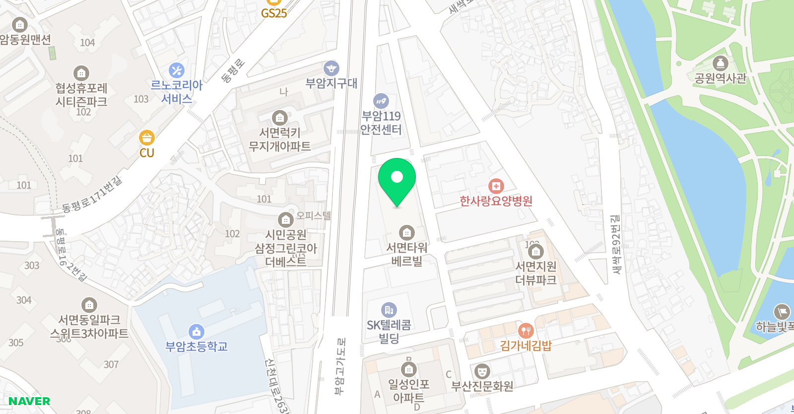 아소비 부산부암1점 위치