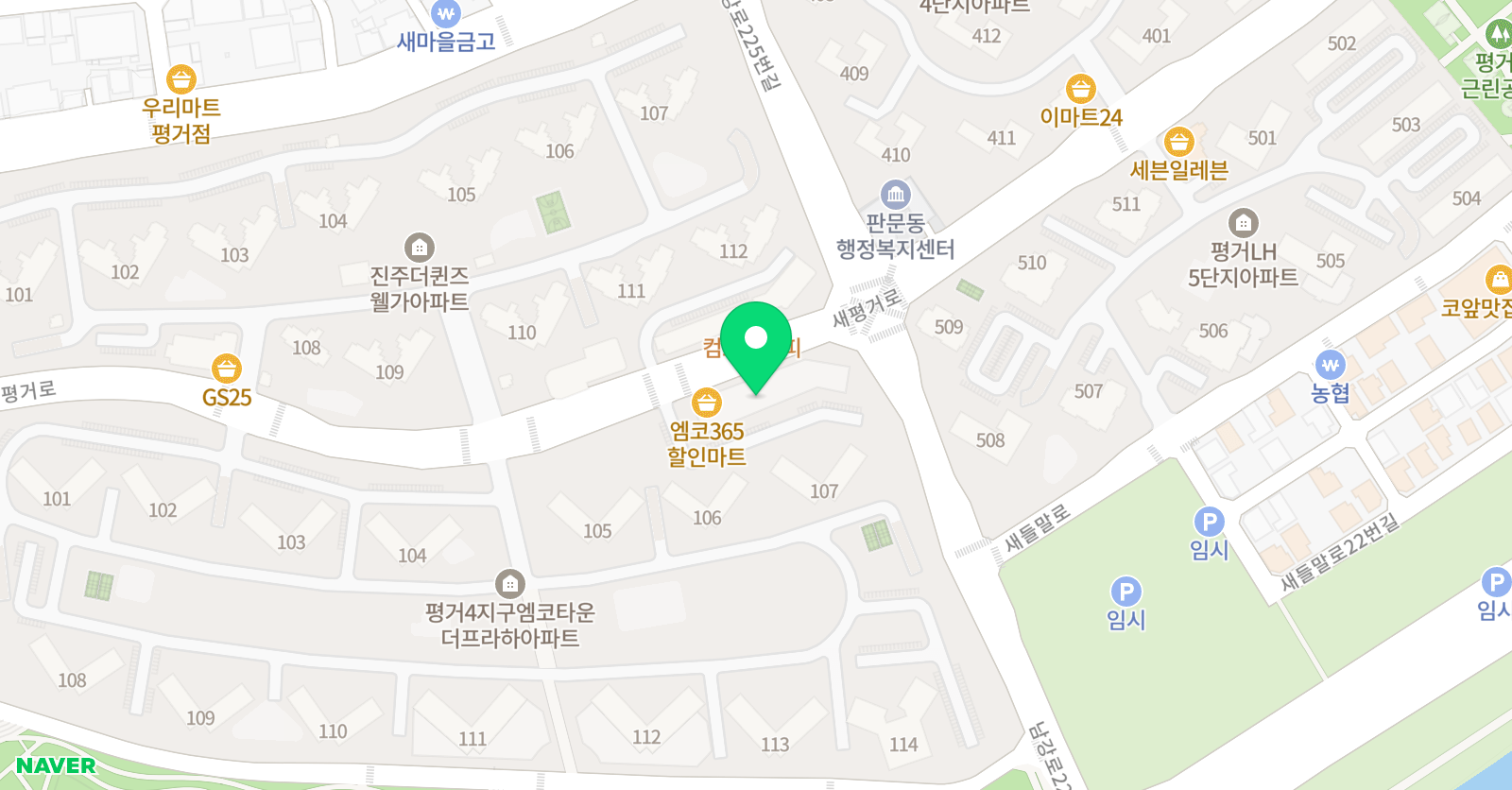 젬 음악학원 위치