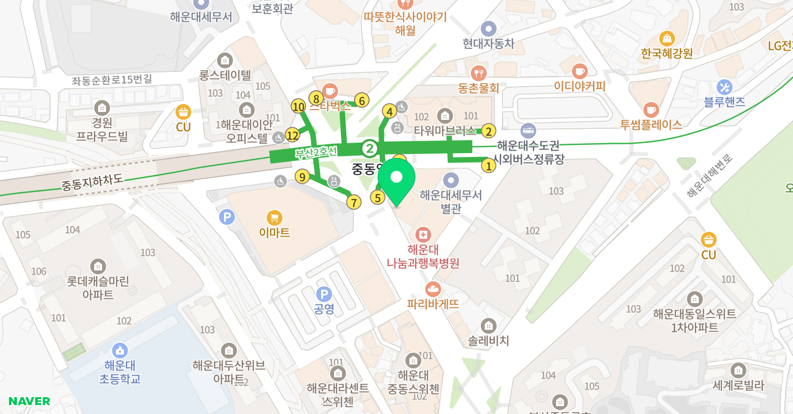 디앤코 미네르바국제학교 어학원 위치