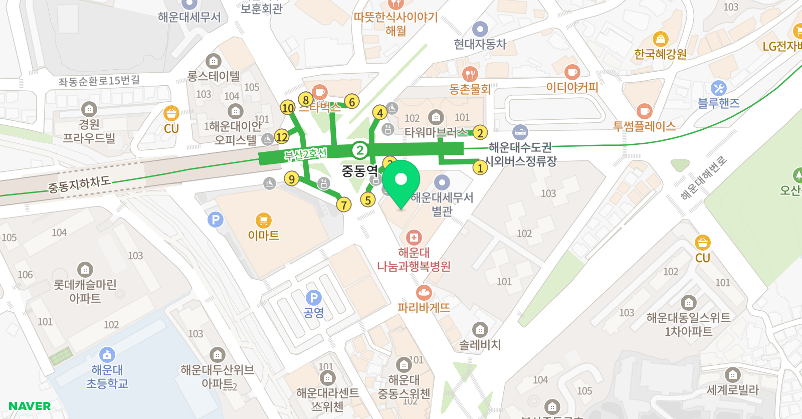라온 댄스스튜디오 위치
