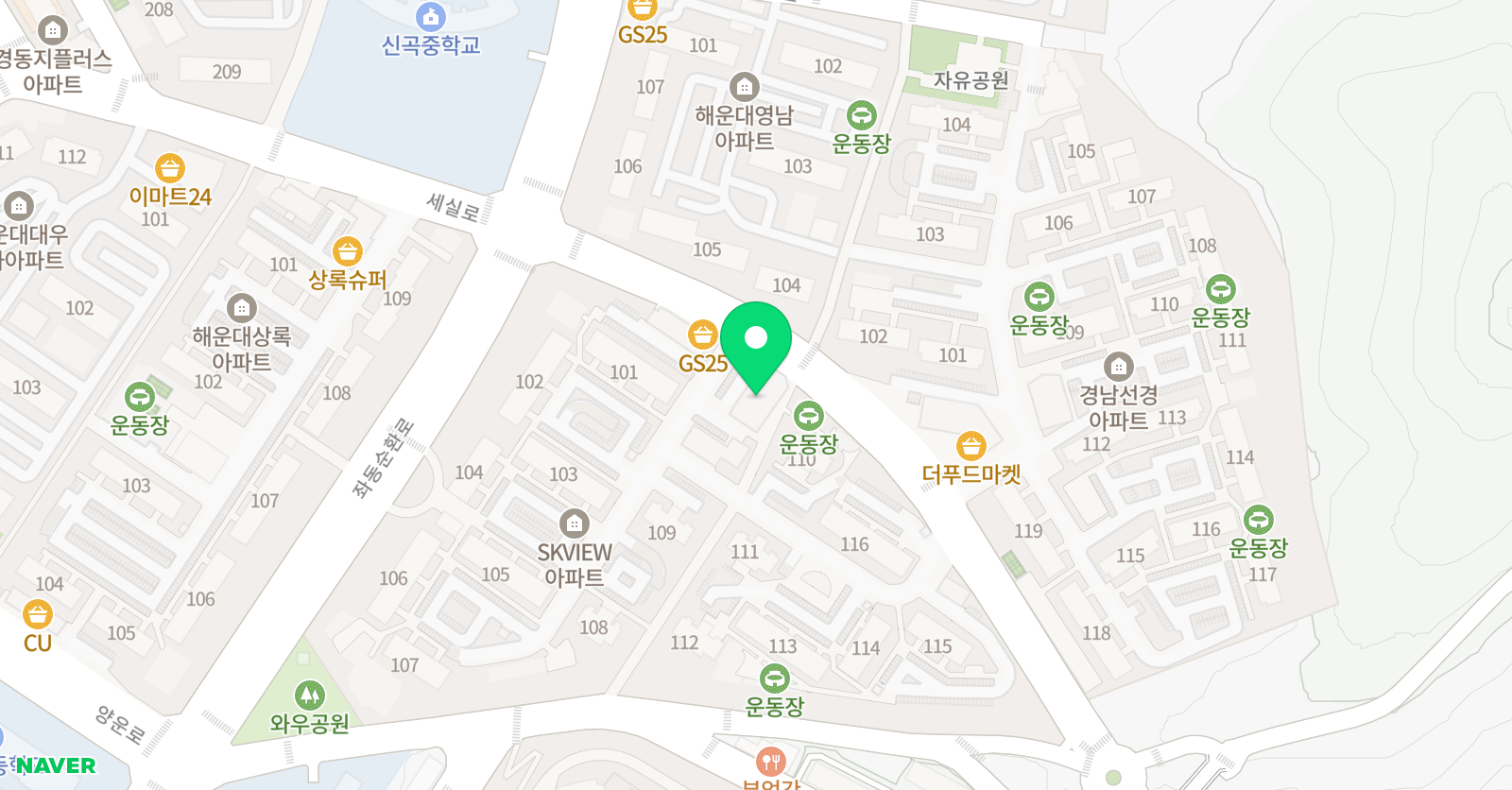 미래엔영어수학 힘쎈플러스 학원 위치