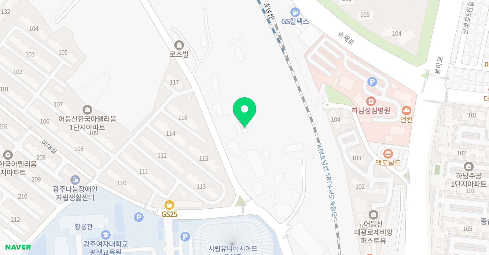 GGEI엘리프 어학원 위치