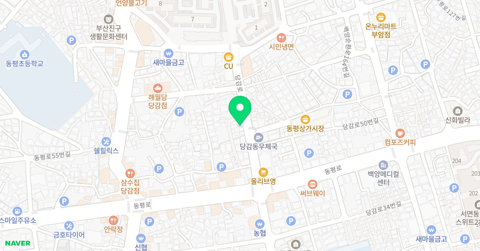 수학공간 학원 위치