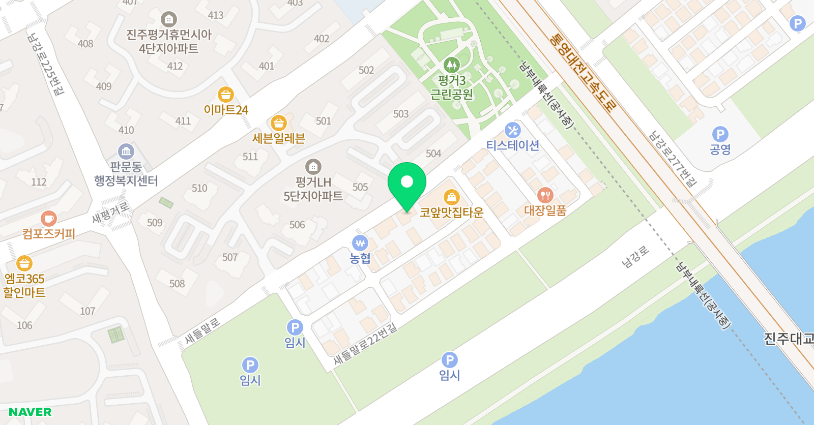 소리나무 음악학원 위치