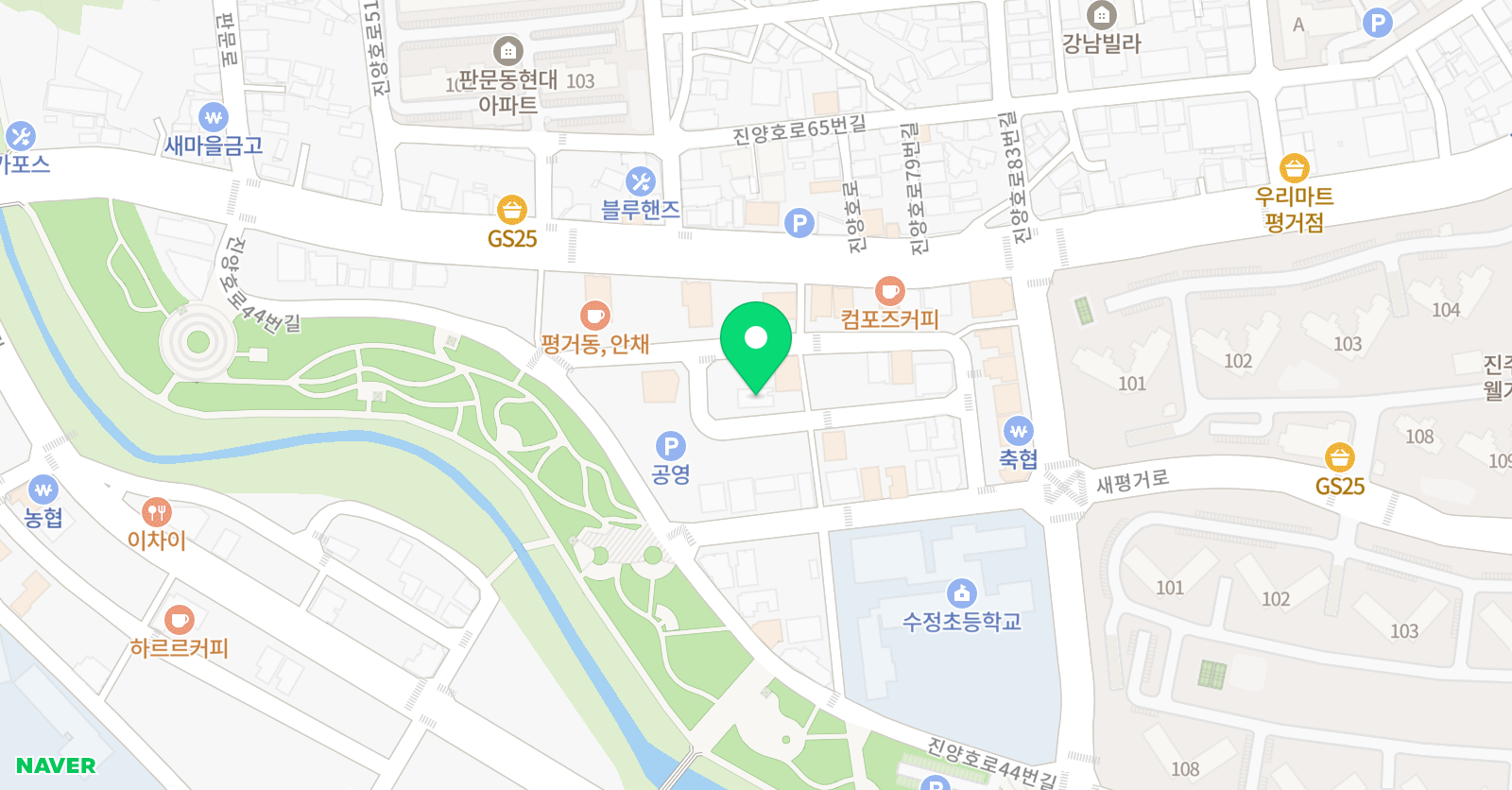 3030영어 프라이빗 영어 위치