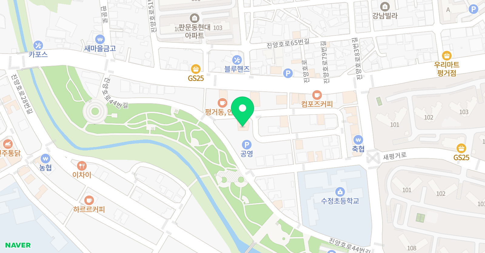 늘책 국어학원 위치