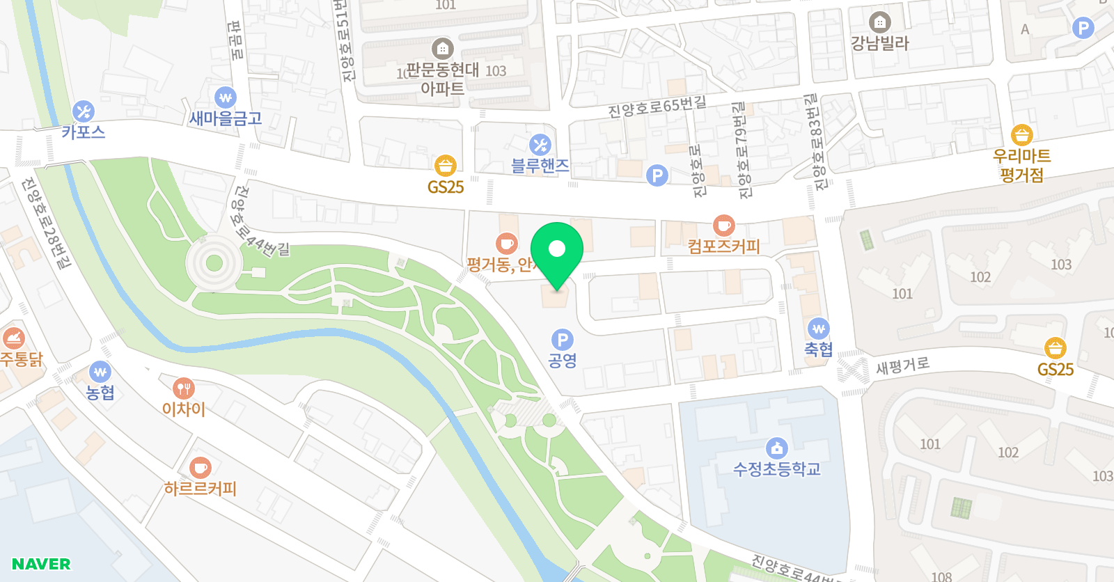 프라임지니어스학원 위치