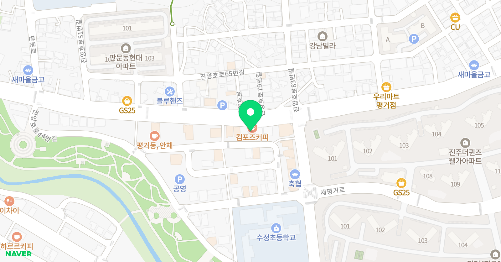 박정주 과학학원 위치