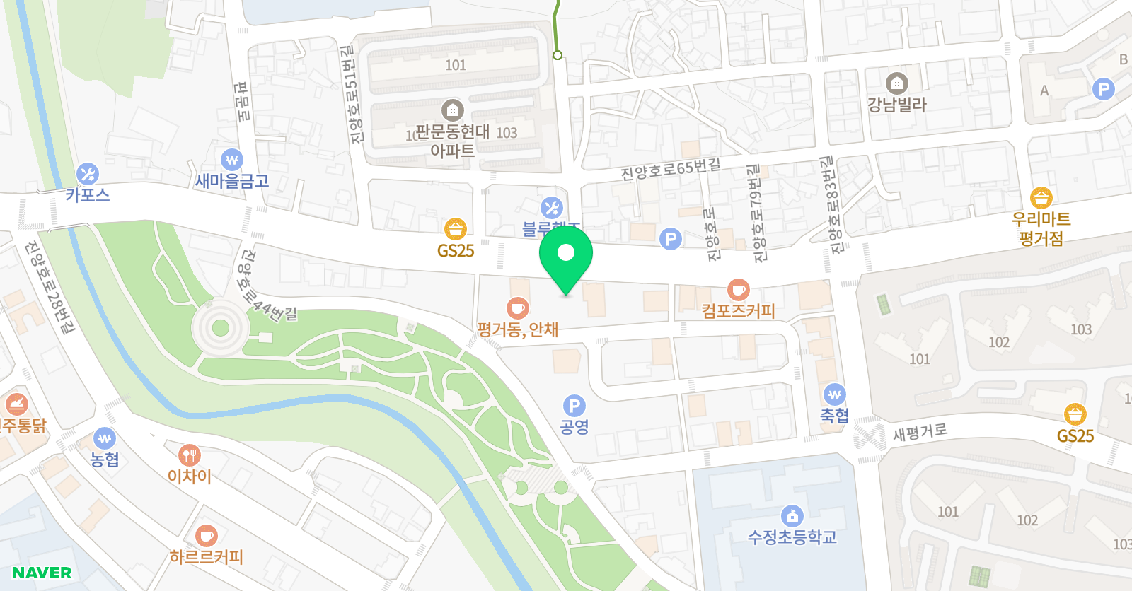 입실론수학학원 위치