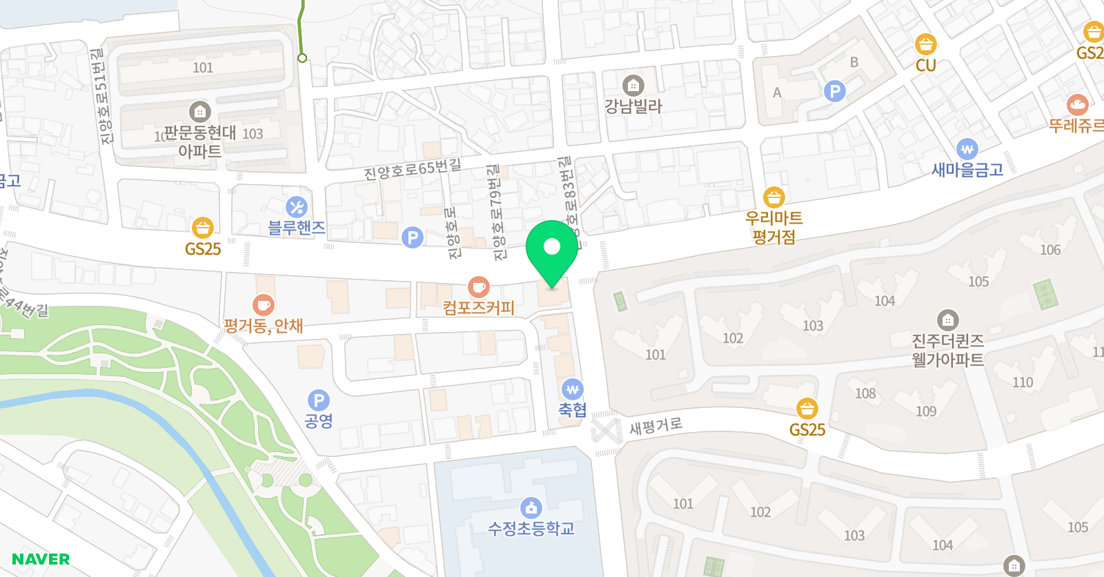 몬스터 일대일관리형학원 퀸즈 3호점 위치