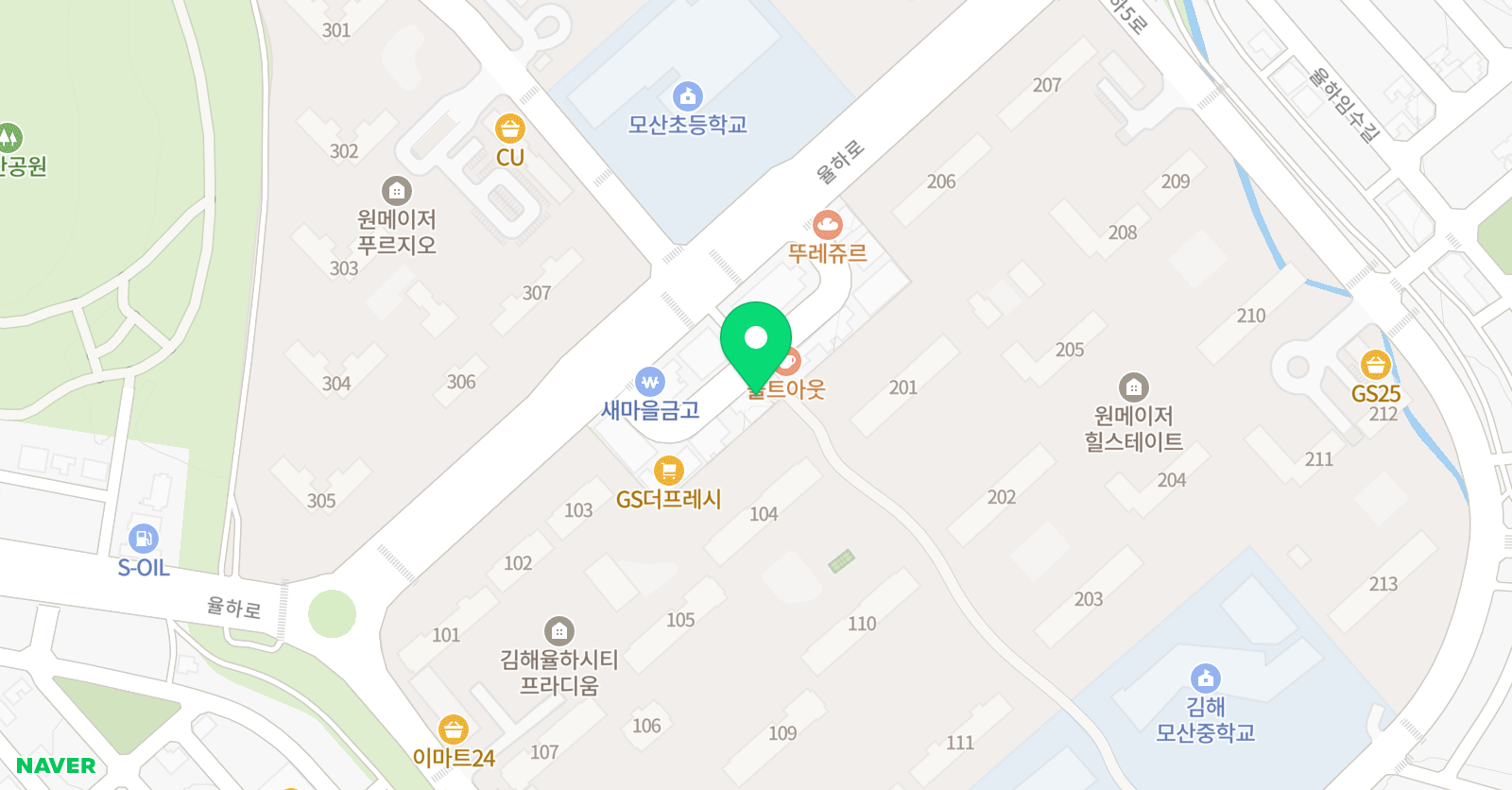 퍼스트 태권도 위치