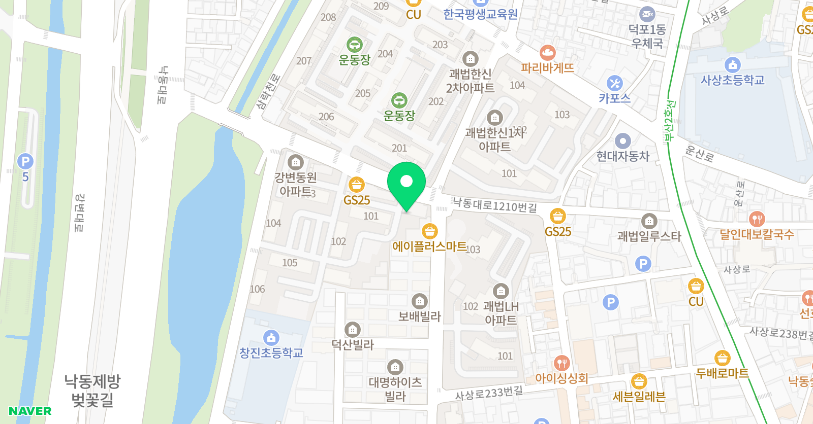 아트스타 화가마을미술학원 위치