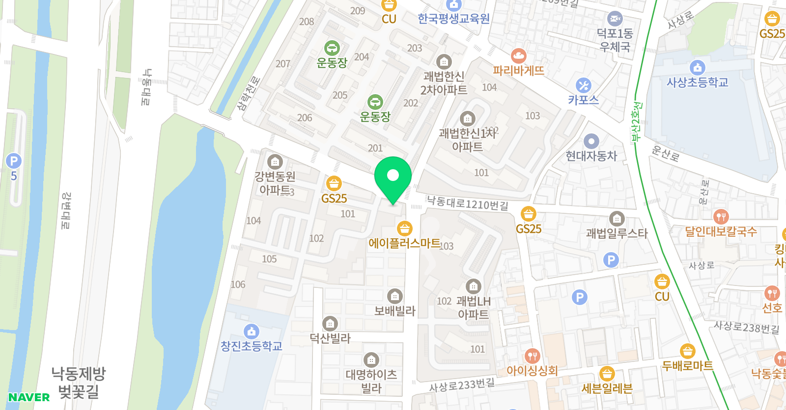 창진 태권도 위치