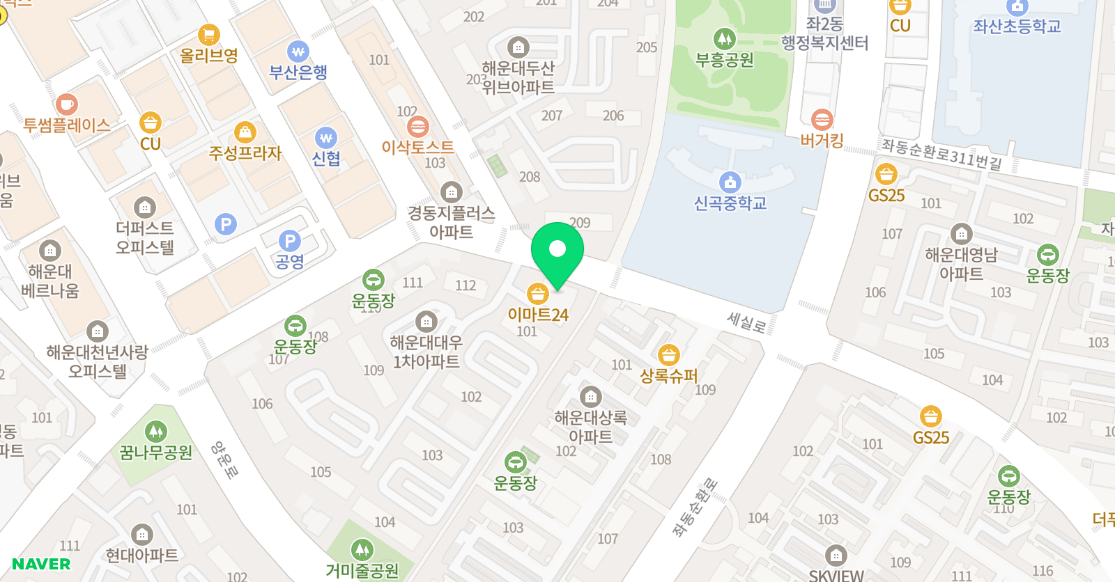 하모니 음악학원 위치