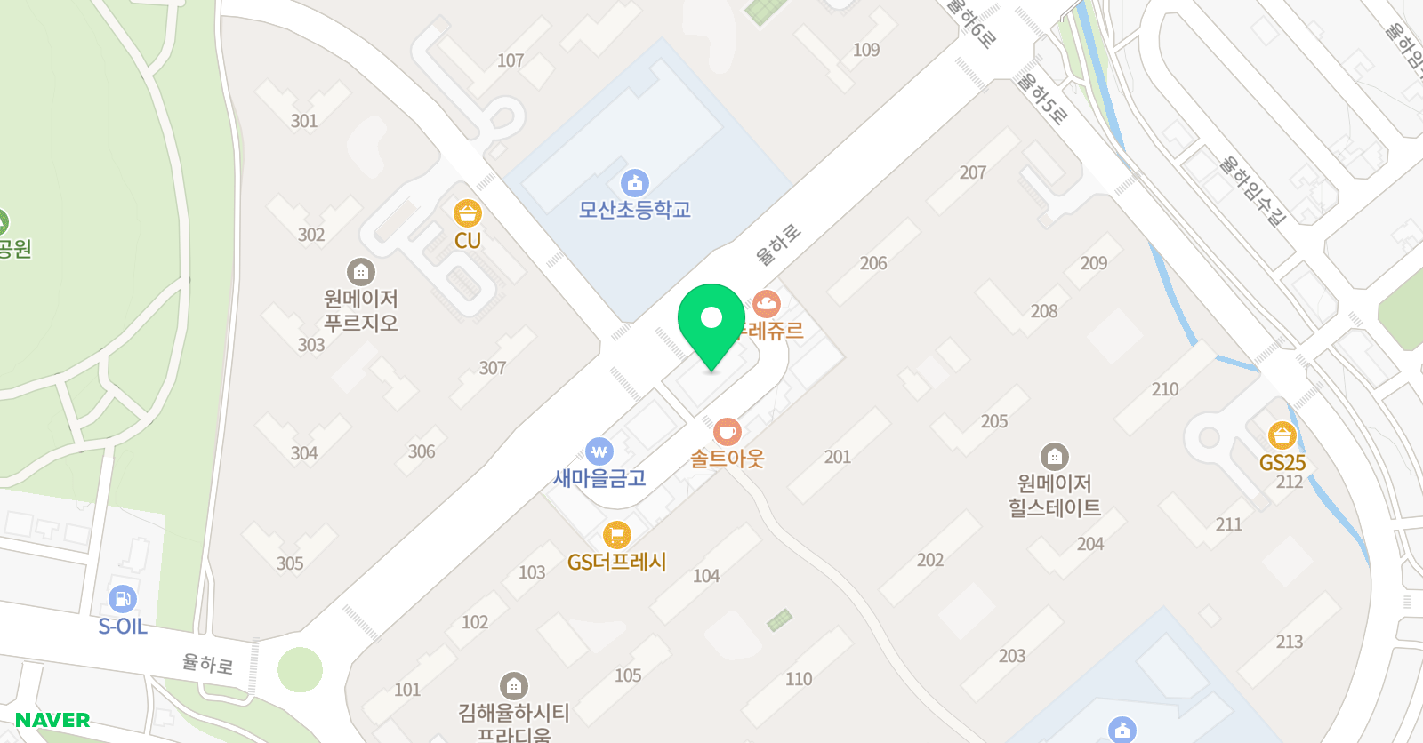 유노점프 음악줄넘기 율하2지구점 위치