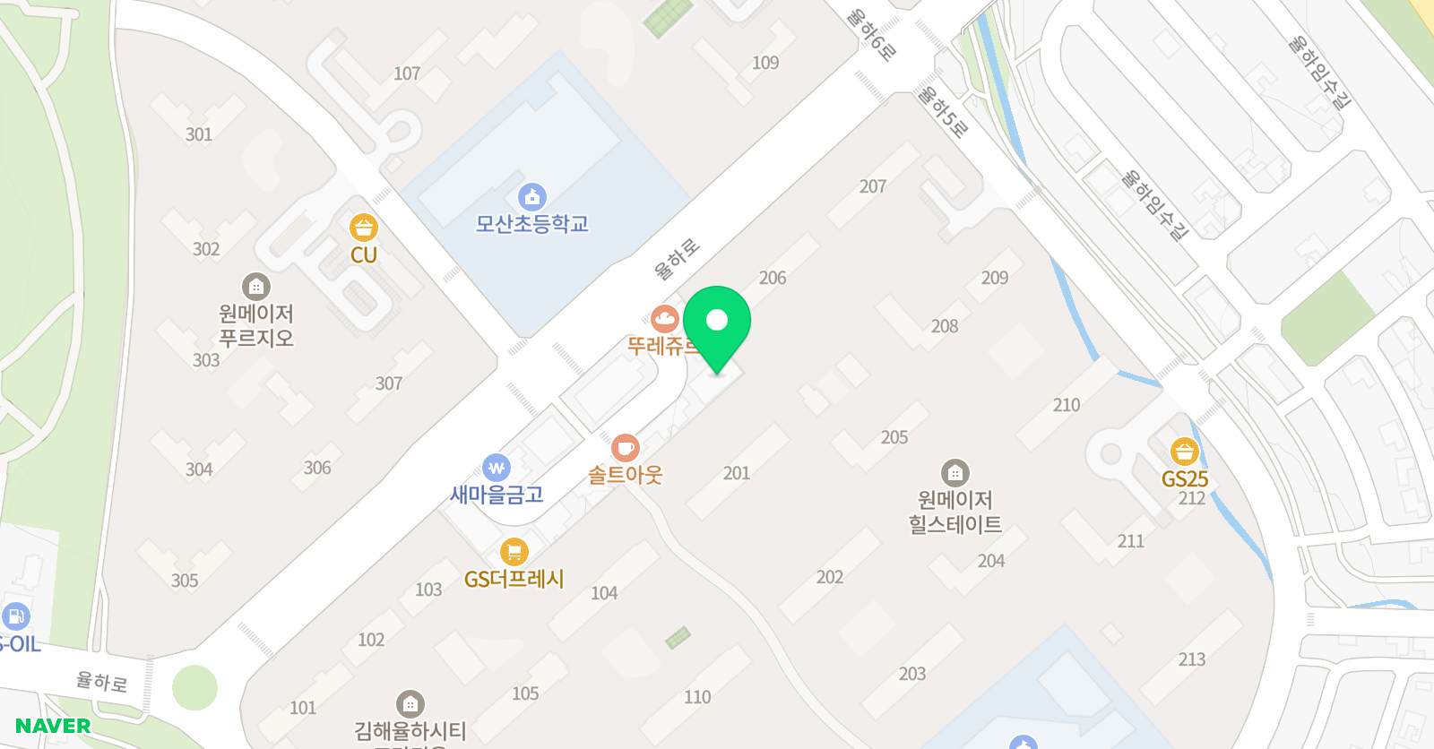 엠투에스 수학2지구학원 위치
