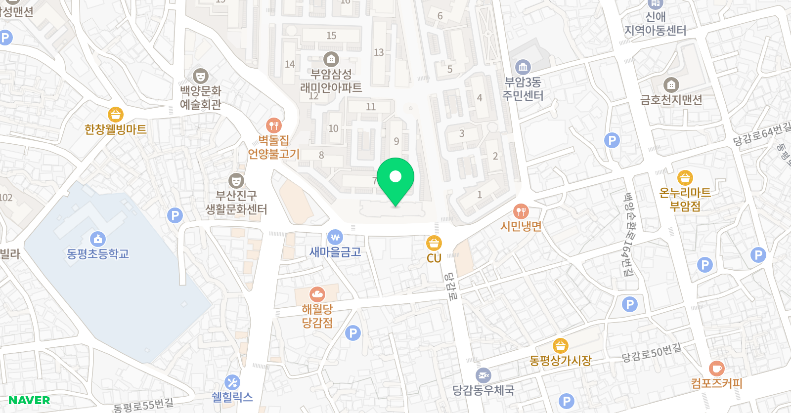 선수학 위치