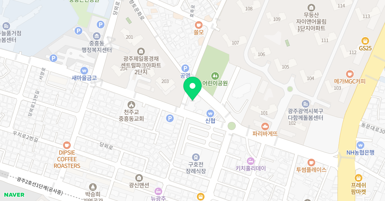 우람 태권도 위치