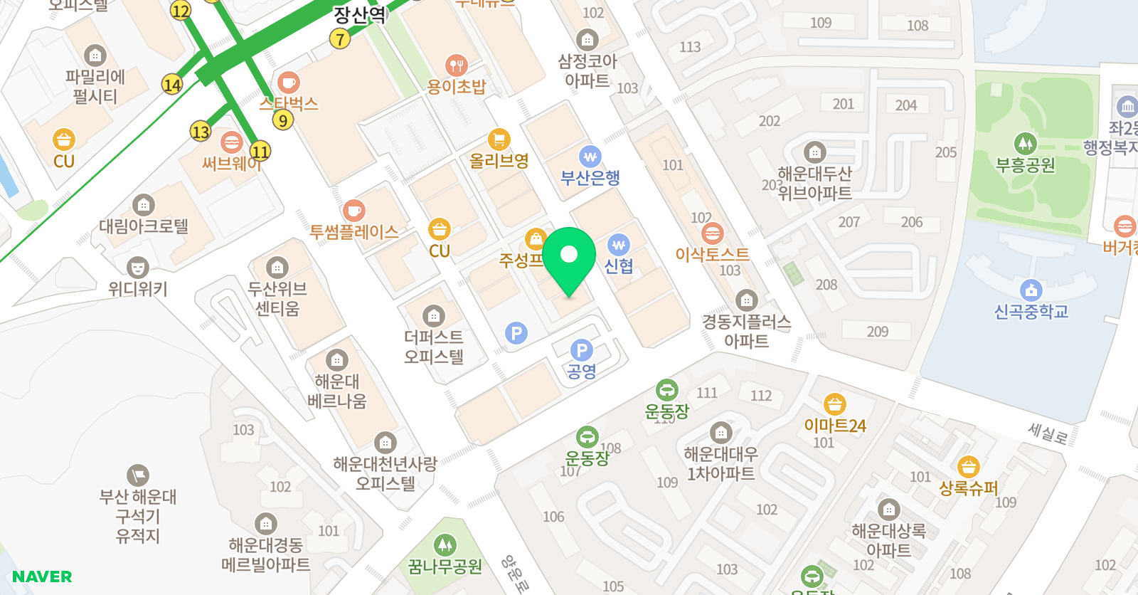 에이제이 러닝센터 위치