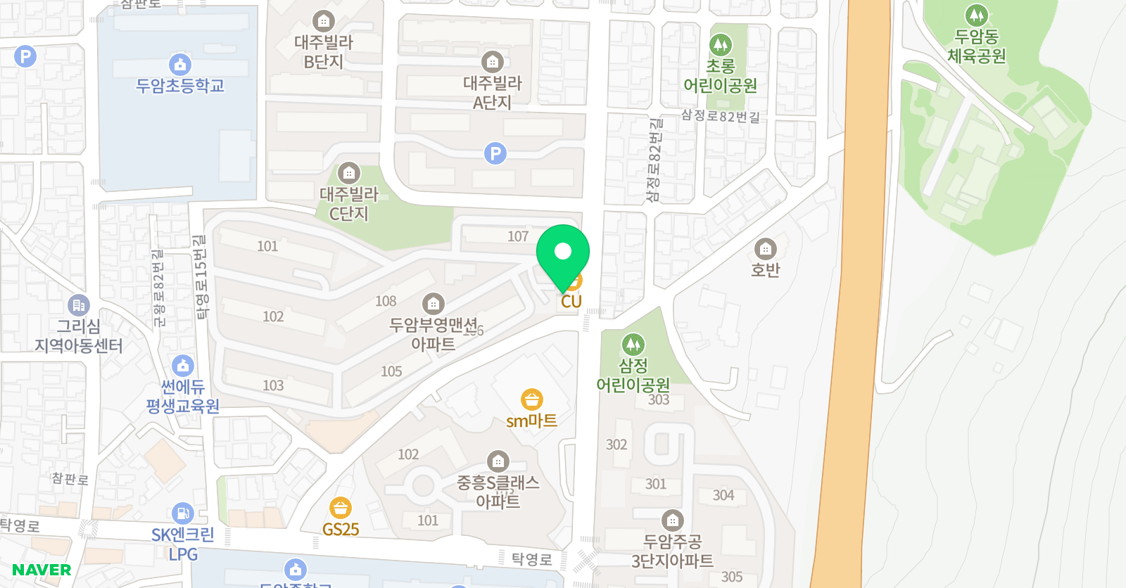 송인성 수학 위치