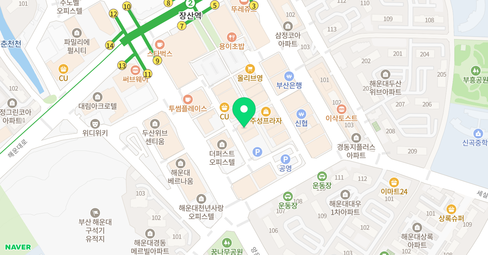 뮤지크 실용음악학원 위치