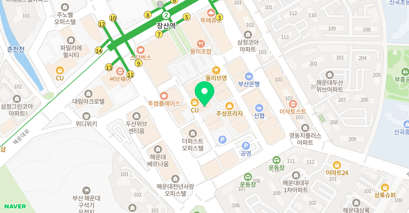 에스더매쓰 학원 위치