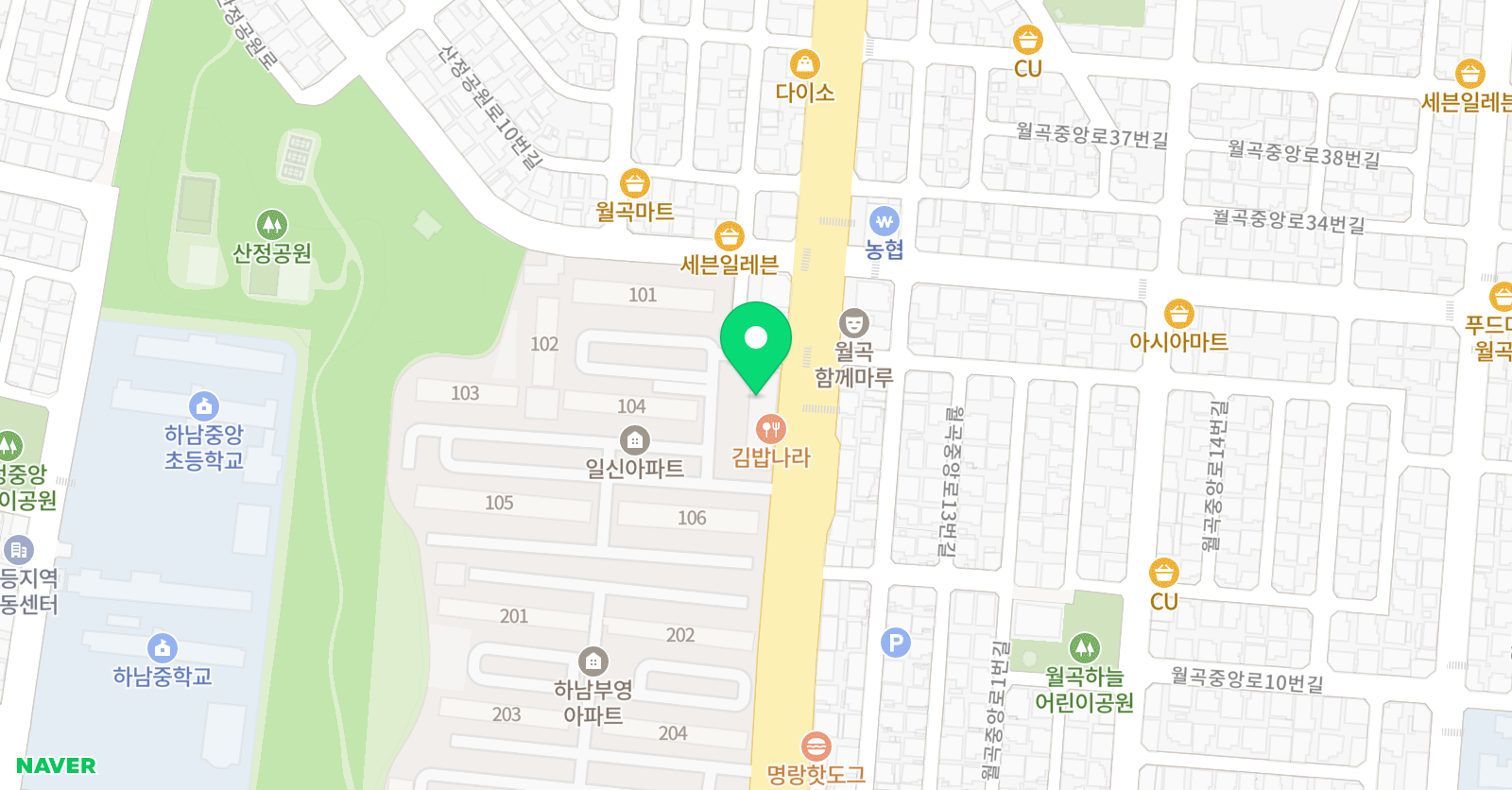 정통 영수 전문학원 위치