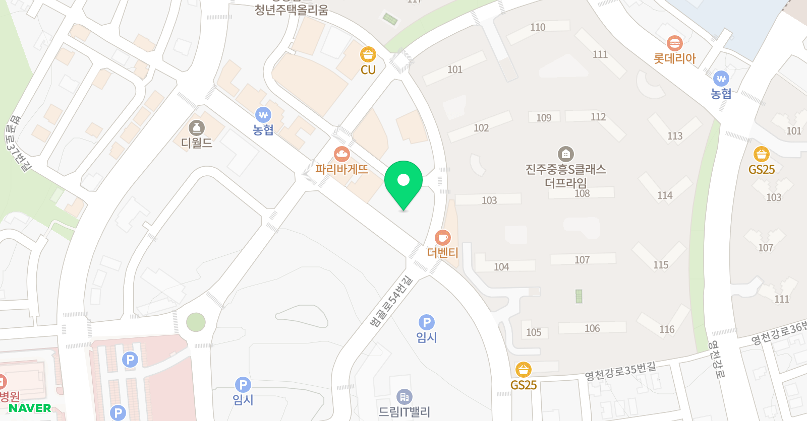 생각만들기 미술학원 위치